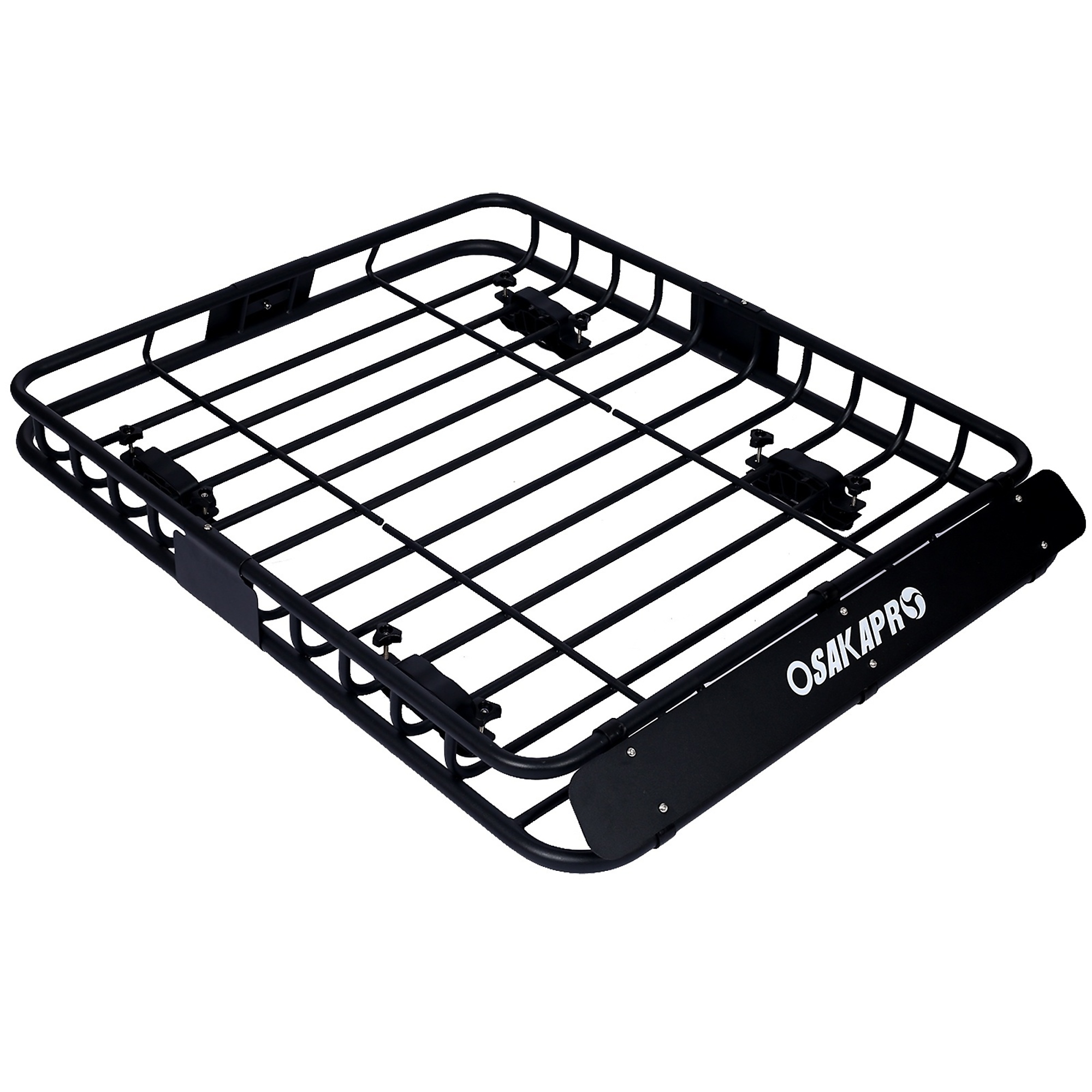 BlackTeck Roof Rack Cargo Carrier — 42in., 150-Lb. Capacity, Heavy-Duty Steel, Includes 2 12ft. Tie-Down Straps, Model# N2-40105